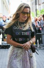 RITA ORA at BBC Radio One in London 05/10/2018