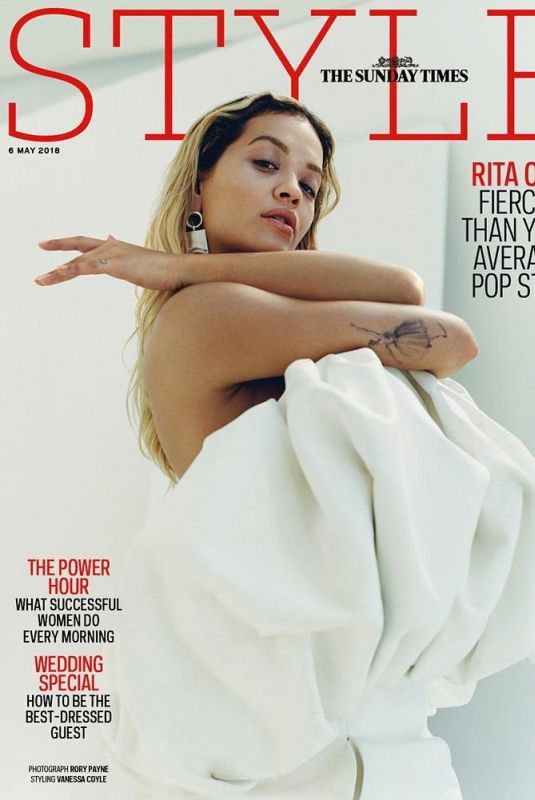 RITA ORA in Sunday Times Style Magazine, May 2018