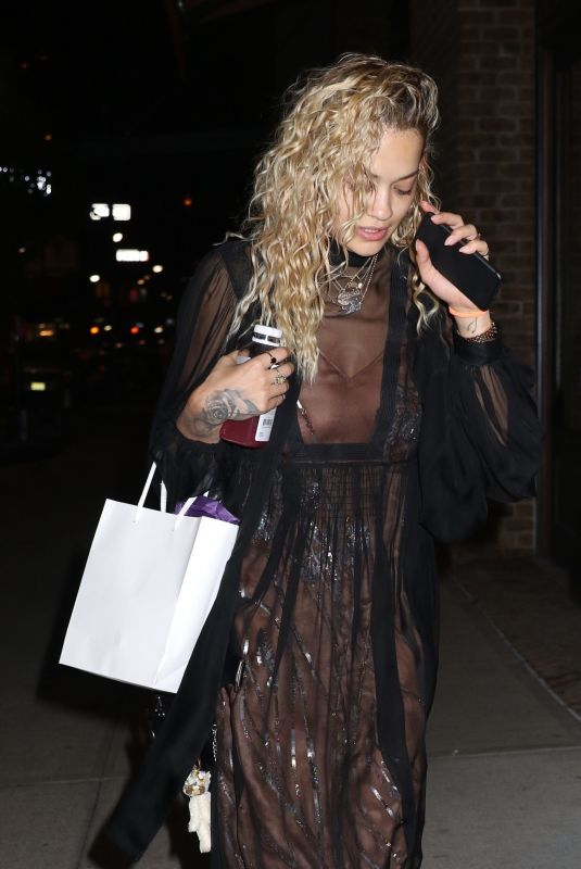 RITA ORA Night Out in New York 05/06/2018