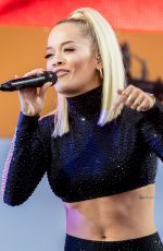 RITA ORA Performs at Kingsday Celebrations in Breda 04/27/2018