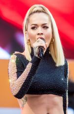 RITA ORA Performs at Kingsday Celebrations in Breda 04/27/2018