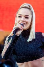 RITA ORA Performs at Kingsday Celebrations in Breda 04/27/2018