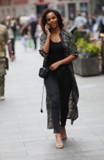 ROCHELLE HUMES Leaves Global Radio in London 05/25/2018