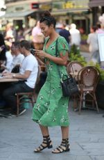ROCHELLE HUMES Out and About in London 05/05/2018