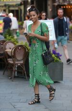 ROCHELLE HUMES Out and About in London 05/05/2018