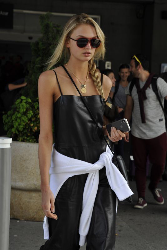 ROMEE STRIJD at Airport in Nice 05/06/2018