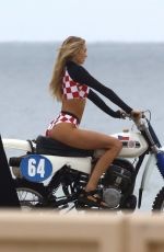 ROMEE STRIJD in Swimsuit at a Beach in Malibu 05/13/2018