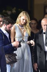 ROMEE STRIJD Leaves Hotel Martinez in Cannes 05/08/2018