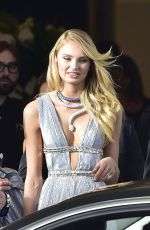 ROMEE STRIJD Leaves Hotel Martinez in Cannes 05/08/2018