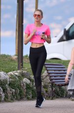 ROMEE STRIJD Out Jogging in Cannes 05/08/2018