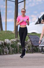 ROMEE STRIJD Out Jogging in Cannes 05/08/2018
