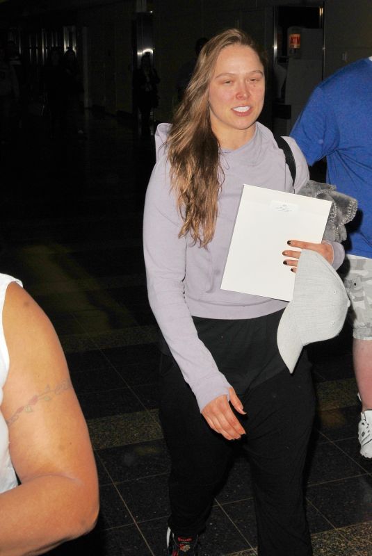 RONDA ROUSEY Arrives in Washington D.C. 05/27/2018