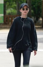 ROONEY MARA Out Hiking at Treepeople Park in Beverly Hills 05/26/2018