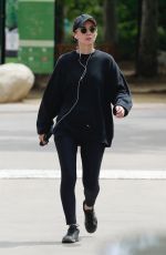 ROONEY MARA Out Hiking at Treepeople Park in Beverly Hills 05/26/2018