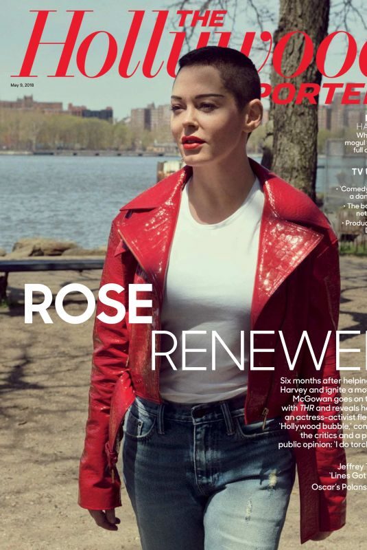 ROSE MCGOWAN in The Hollywood Reporter, May 2018 Issue