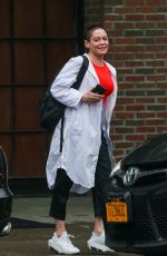 ROSE MCGOWAN Leaves Her Hotel in New York 05/22/2018