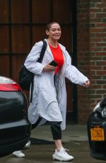 ROSE MCGOWAN Leaves Her Hotel in New York 05/22/2018