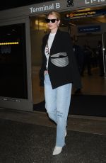ROSIE HUNTINGTON-WHITELEY at Los Angeles International Airport 05/11/2018