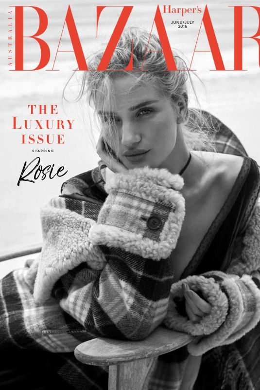 ROSIE HUNTINGTON-WHITELEY in Harper’s Bazaar Magazine, Australia June/July 2018