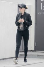 ROSIE HUNTINGTON-WHITELEY Leaves Body by Simone Gym in West Hollywood 05/14/2018