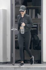 ROSIE HUNTINGTON-WHITELEY Leaves Body by Simone Gym in West Hollywood 05/14/2018