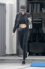 ROSIE HUNTINGTON-WHITELEY Leaves Body by Simone Gym in West Hollywood 05/14/2018