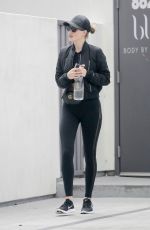 ROSIE HUNTINGTON-WHITELEY Leaves Body by Simone Gym in West Hollywood 05/14/2018