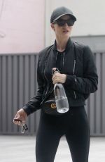 ROSIE HUNTINGTON-WHITELEY Leaves Body by Simone Gym in West Hollywood 05/14/2018