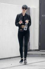 ROSIE HUNTINGTON-WHITELEY Leaves Body by Simone Gym in West Hollywood 05/14/2018