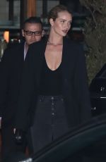 ROSIE HUNTINGTON-WHITELEY Out for Dinner at Soho House 05/26/2018