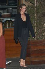ROSIE HUNTINGTON-WHITELEY Out for Dinner at Soho House 05/26/2018
