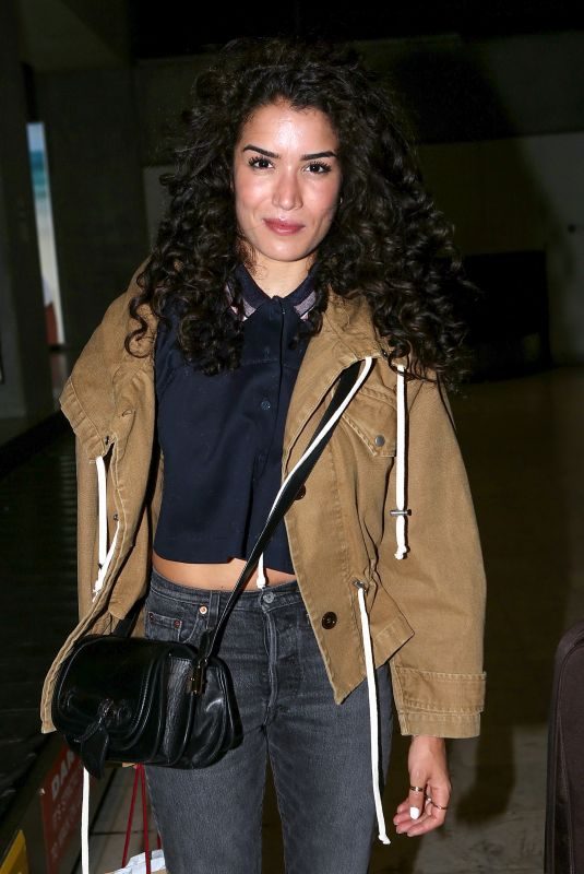 SABRINA OUAZANI Arrives at Airport in Nice 05/14/2018