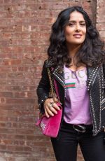 SALMA HAYEK at Ggucci Wooster Store Opening in New York 05/05/2018