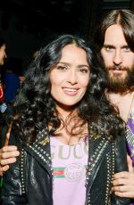 SALMA HAYEK at Ggucci Wooster Store Opening in New York 05/05/2018