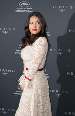 SALMA HAYEK at Kering Women in Motion Photocall at Cannes Film Festival 05/13/2018