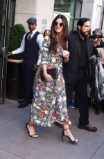 SANDRA BULLOCK Heading to Ooceans 8 Press Junket in New York 05/24/2018
