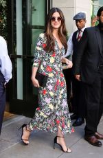 SANDRA BULLOCK Heading to Ooceans 8 Press Junket in New York 05/24/2018