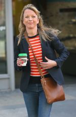 SARA COX Leaves BBC Radio in London 05/04/2018
