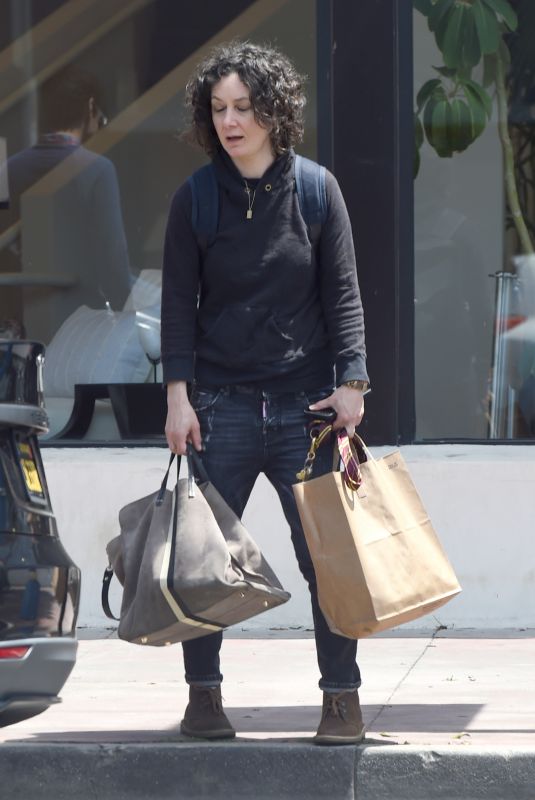 SARA GILBERT Out and About in Los Angeles 05/06/2018