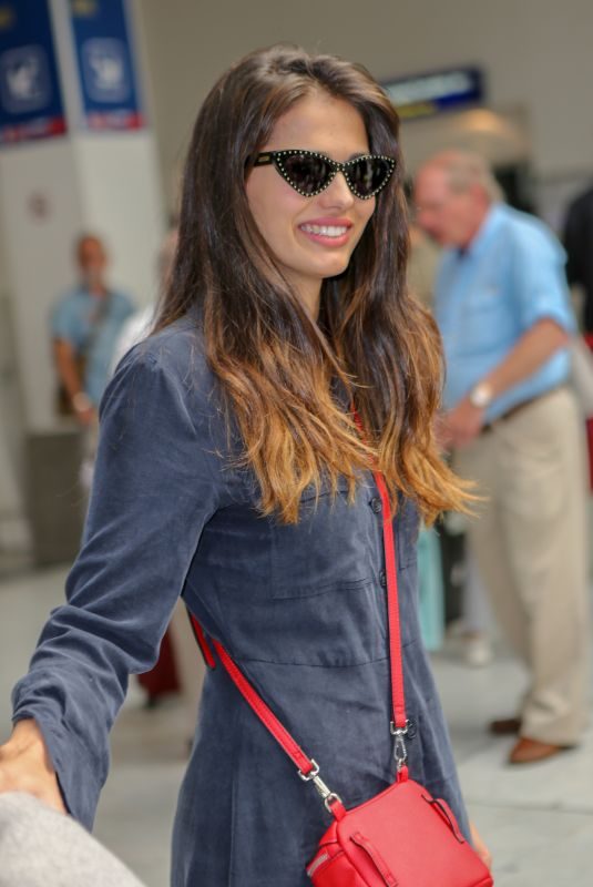 SARA SALAMO Arrives at Nice Airport 05/10/2018