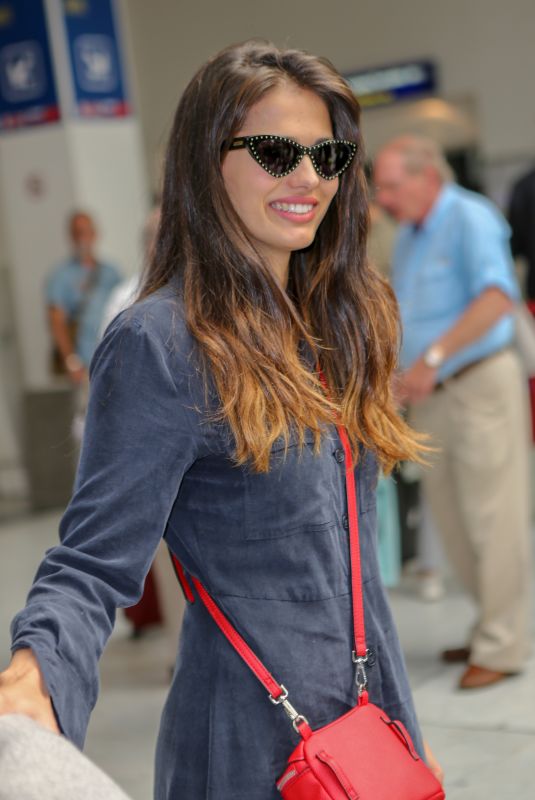 SARA SALAMO Arrives at Nice Airport 05/10/2018