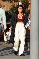 SARAH HYLAND on the Set of Her New Comedy in Hollywood 05/23/2018