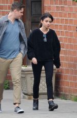 SARAH HYLAND on the Set of The Wedding Year in Hollywood 05/25/2018