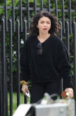 SARAH HYLAND on the Set of The Wedding Year in Hollywood 05/25/2018