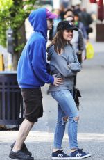 SARAH JEFFERY Out for Lunch in Vancouver 05/05/2018