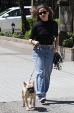 SARAH JEFFERY Out with Her Dog in Vancouver 05/12/2018