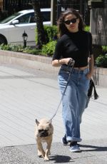 SARAH JEFFERY Out with Her Dog in Vancouver 05/12/2018