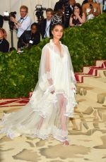 SASHA LANE at MET Gala 2018 in New York 05/07/2018