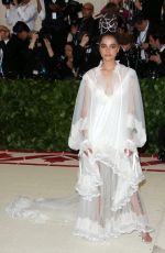 SASHA LANE at MET Gala 2018 in New York 05/07/2018