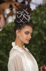 SASHA LANE at MET Gala 2018 in New York 05/07/2018